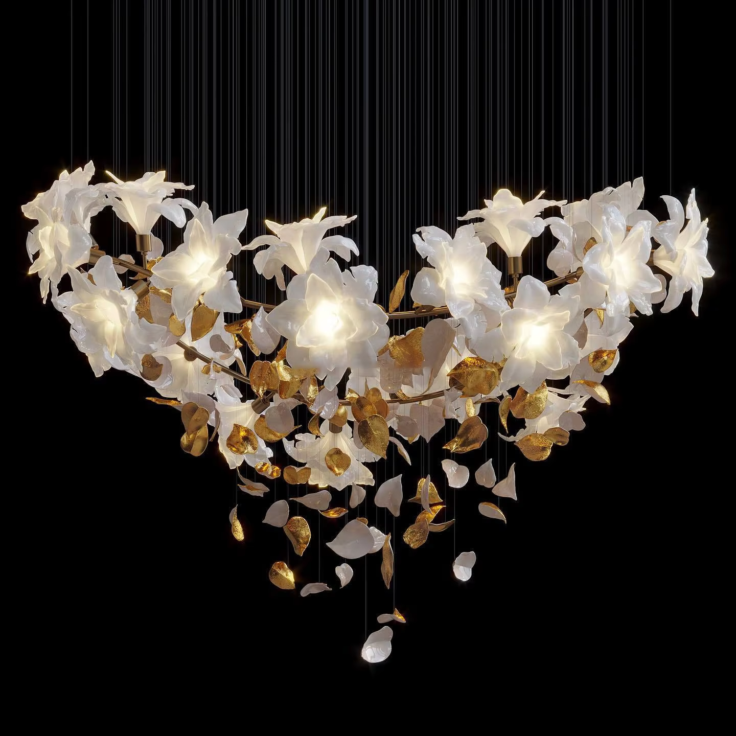Celestia Grand Ballroom — Hotel chandelier installation in London, United Kingdom